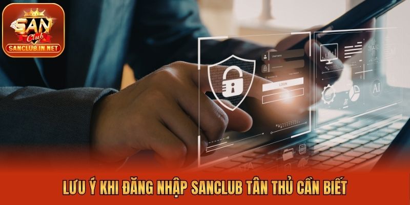 Lưu ý khi đăng nhập Sanclub tân thủ cần biết