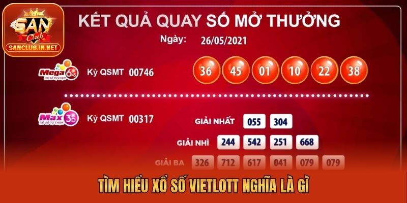Tìm hiểu xổ số Vietlott nghĩa là gì
